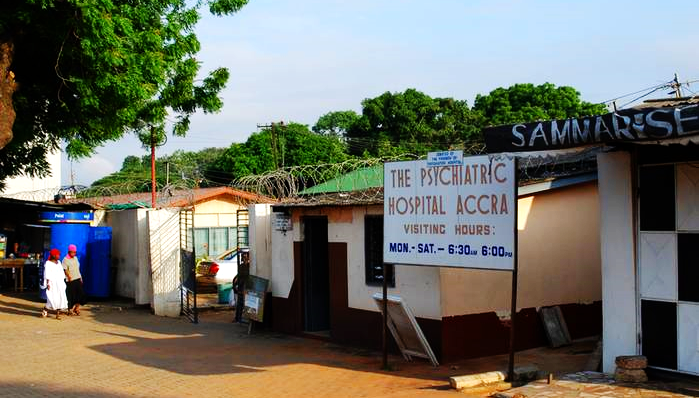 Front view of Accra Psychiatric Hospital Front view of Accra Psychiatric Hospital